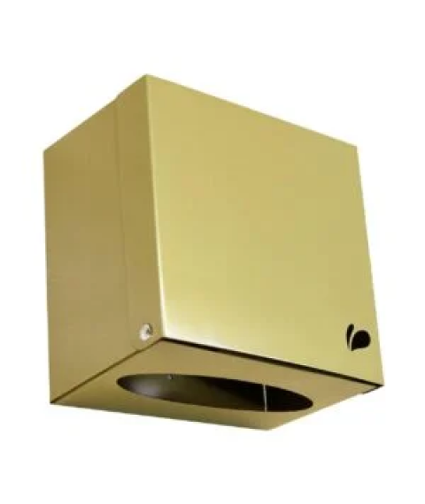 Toalheiro inox DOURADO QUADRADO Biovisium