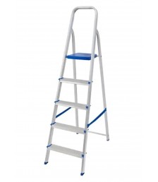Escada aluminio 5 degraus 120 kg Mor 