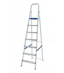 Escada aluminio 7 degraus 120 kg Mor 