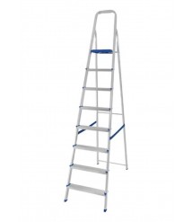 Escada aluminio 8 degraus 120 kg Mor 