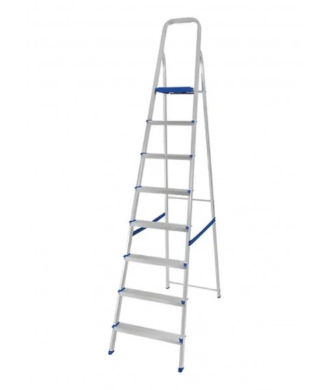 Escada aluminio 8 degraus 120 kg Mor 