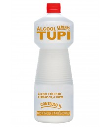 Alcool 1 lt 94,4º de cereal Tupi
