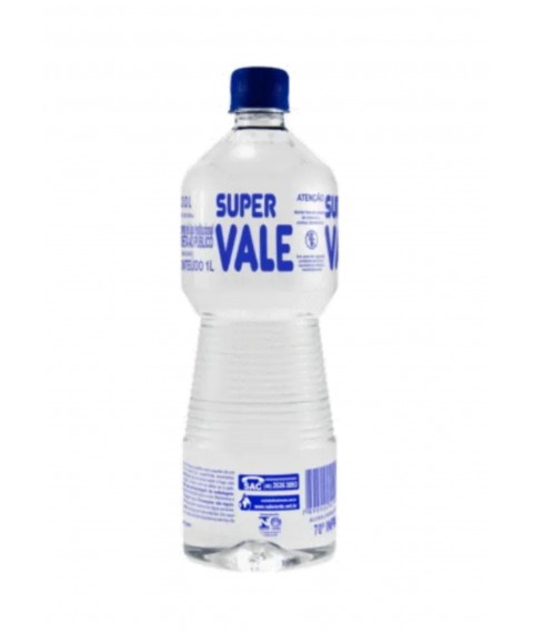 Alcool 1 lt 70º liquido hospitalar SUPER VALE