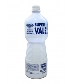 Alcool 1 lt 46,2º NEUTRO p/limpeza SUPER VALE