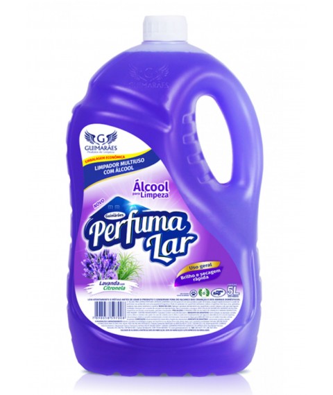 Limpador alcool perfumado 5 lt lavanda c/citronela Guimaraes