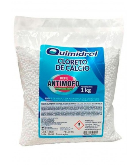 Cloreto de calcio BOLINHA 1 kg Quimidrol