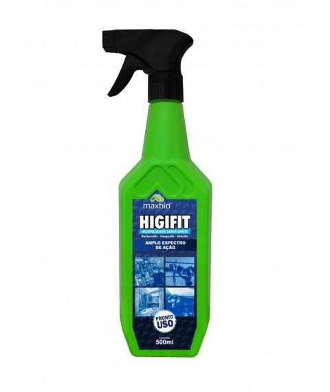 HIGIFIT higienizador sanitizante gatilho 500ml MAXBIO