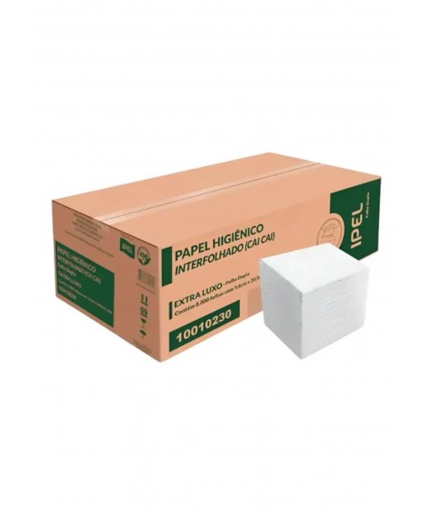Papel hig. cai cai Ipel FL DUPLA c/8mil 30gr 9cm x 20,5cm