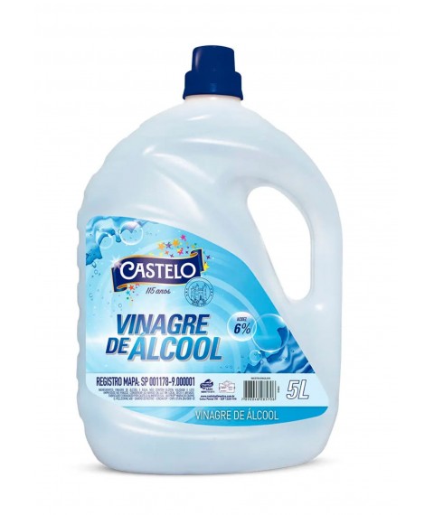 Vinagre de alcool 6% 5 lt Castelo