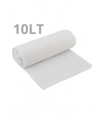 Saco lixo rolo 10 lt BRANCO reciclavel c/50 und