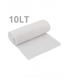 Saco lixo rolo 10 lt BRANCO reciclavel c/50 und