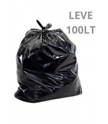 Saco lixo preto 100 lt 75x95 LEVE c/100 und