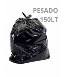 Saco lixo preto 150 lt 90x115 PESADO c/ 100 und