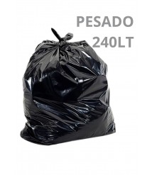 Saco lixo preto 240 lt 120X142 PESADO c/ 50 und