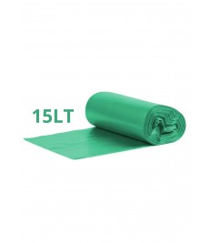 Saco lixo rolo 15lt c/50 und 39x58 verde FELIZ