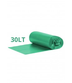 Saco lixo rolo 30 lt c/30 und 59x62 verde FELIZ
