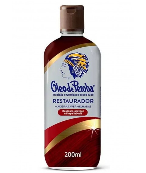 Oleo p/ moveis restaurador avermelhada Peroba 200 ml