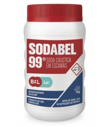 Soda caustica 1 kg Bel pote p/ fazer sabao