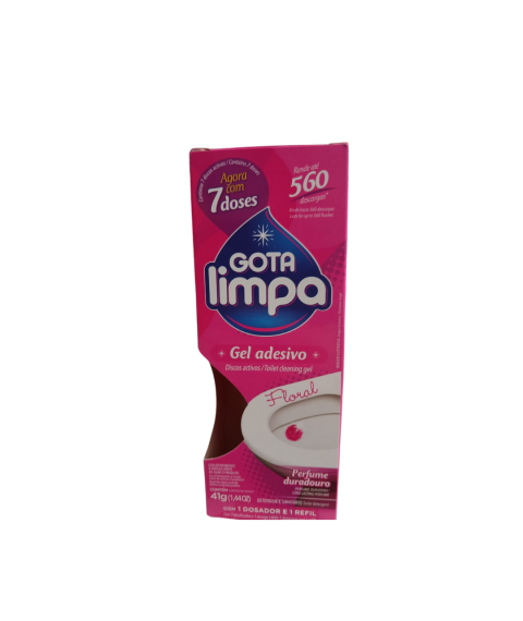Pedra sanitária  FLORAL c/aplicador 41 gr Gota Limpa