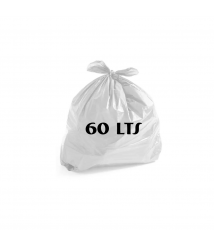 Saco lixo branco Leve 65x80 60 lt c/100 und