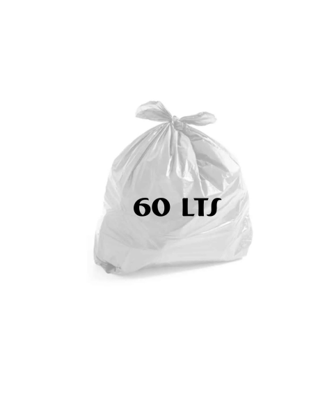 Saco lixo branco Leve 65x80 60 lt c/100 und