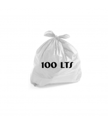 Saco lixo branco LEVE 75x90 100 lt  c/100 und