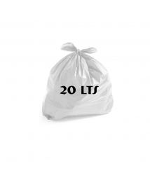 Saco lixo branco 20 lt 39x58 LEVE c/100 und