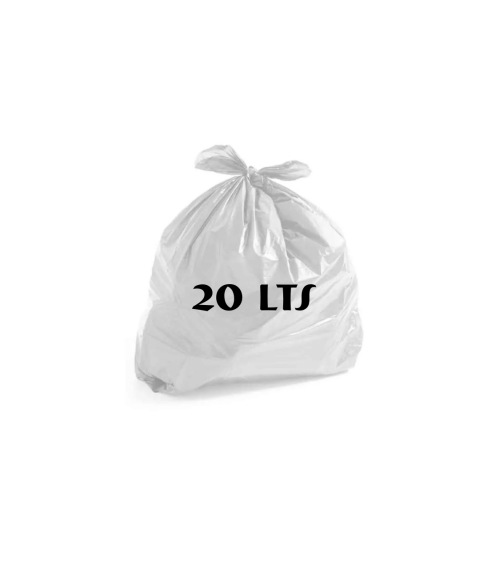 Saco lixo branco 20 lt 39x58 LEVE c/100 und