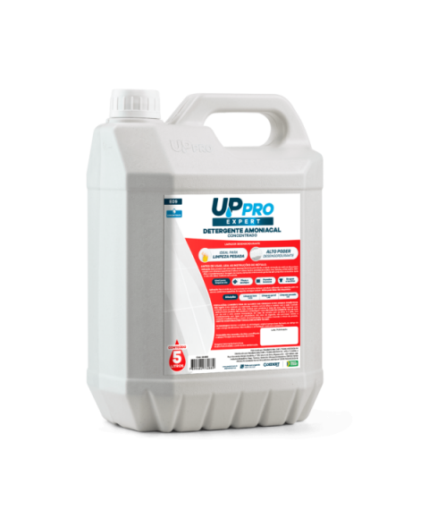 Detergente desengordurante amonia 5 lt 1x10 lt UPPRO 34466