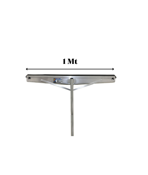 Rodo alumínio 1 mt c/cabo de1,50 cm Sanches