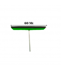 Rodo 60 cm Star plastico borracha dupla c/c aluminio Sanches 709