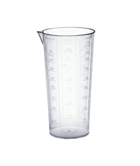 Copo plastico com medidor 500 ml SHINE MB 