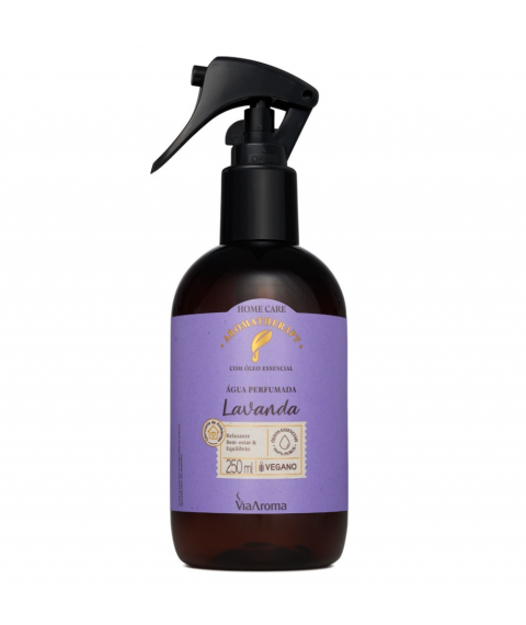 Agua Perfumada 250ml Aromatherapy Lavanda Via Aroma