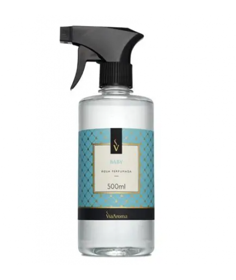Agua perfumada 500 ml BABY c/gatilho Via Aroma 
