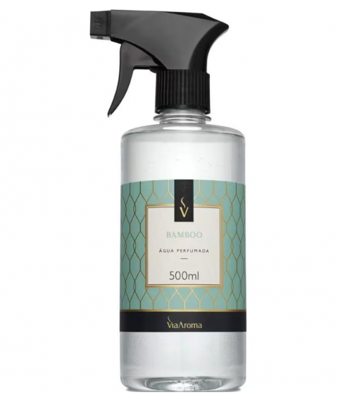 Agua perfumada 500 ml BAMBOO c/gatilho Via Aroma 
