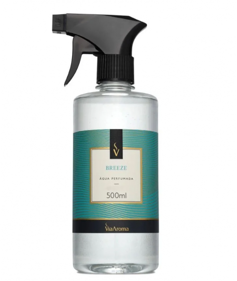 Agua perfumada 500 ml BREEZE c/gatilho Via Aroma 