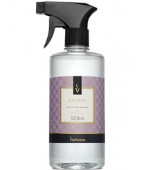 Agua perfumada 500 ml LAVANDA c/gatilho Via Aroma