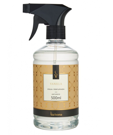 Agua perfumada 500 ml VANILLA c/gatilho Via Aroma 