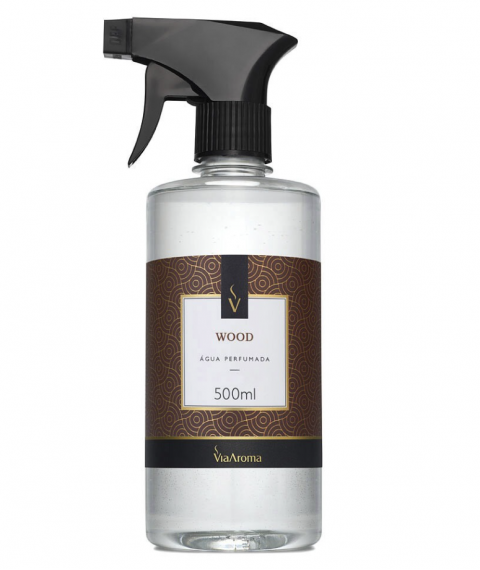 Agua perfumada 500 ml WOOD c/gatilho Via Aroma 