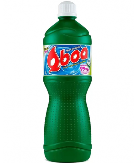 Água sanitária tradicional 1 lt Qboa