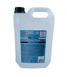 Alcool em gel 5 lt 70º umectante especiais Premisse