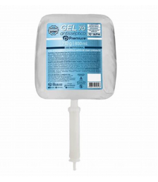 Alcool em gel 800 ml 70º REFIL antisseptico umectante Premisse 