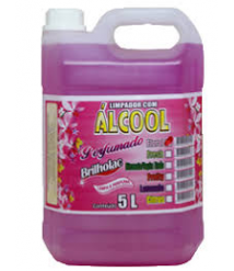 Limpador alcool perfumado 5 lt LAVANDA Brilholac 2230
