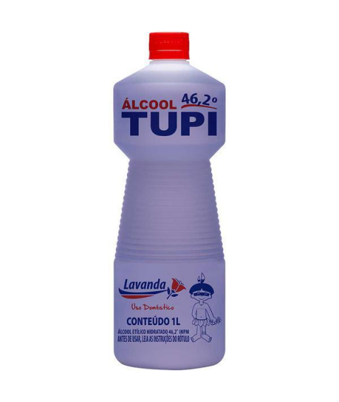 Alcool 1 lt 46,2º LAVANDA p/limpeza