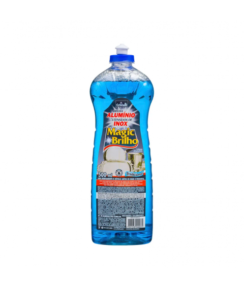 Detergente limpa inox e aluminio TRADICIONAL Crivialli 500ml 