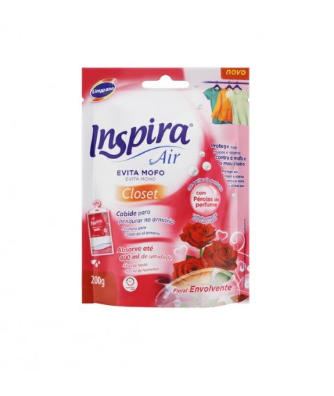 Anti mofo CLOSET FLORAL ENVOLVENTE sache 200 gr Limpano