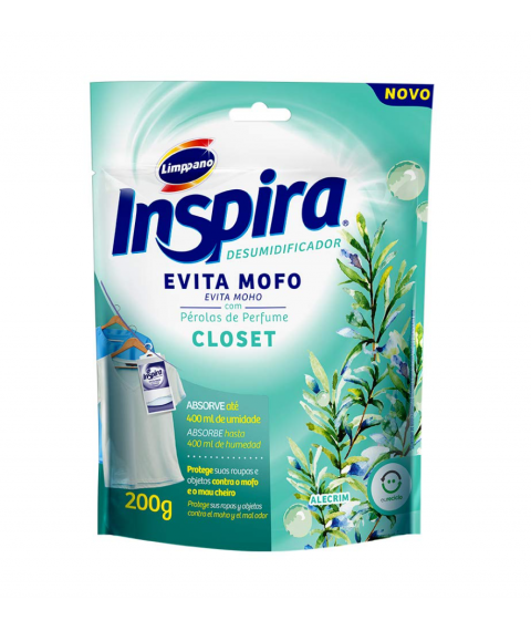 Anti mofo CLOSET ALECRIM sache 200 gr Limpano 