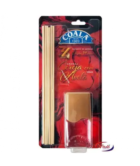 Difusor de varetas CEREJA COM AVELA Coala 100 ml 