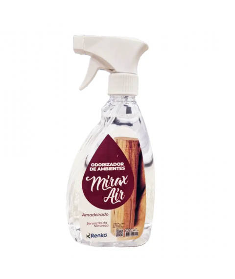 Arom. ambiente Renko AMADEIRADO 500 ml gatilho Mirax Air MOAM