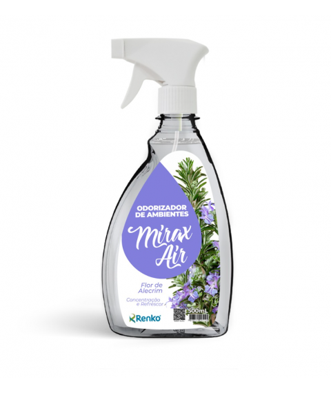 Arom. ambiente Renko FLOR ALECRIM 500 ml gatilho Mirax Air 